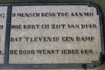 Eenum 24 Echtpaar Van Niejenhuis-Doorenbos - Grafpoëzie van Trijntje Siemons Doorenbos
