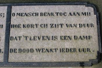 Eenum 24 Echtpaar Van NiejenhuisDoorenbos - Grafpoëzie van Trijntje Siemons Doorenbos